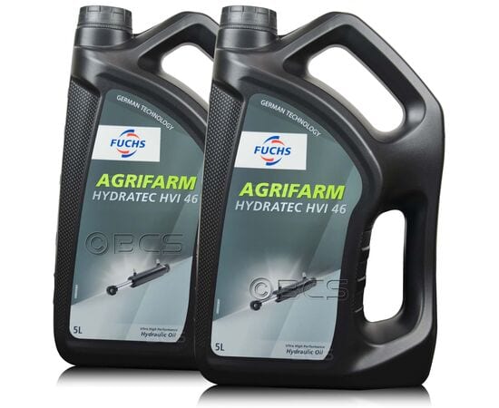 10 litrów FUCHS AGRIFARM HYDRATEC HVI 46 - olej hydrauliczny - ZESTAW - TANIEJ, Opakowanie / zestaw: 10 litrów (2 x 5 litrów) - sklep olejefuchs.pl