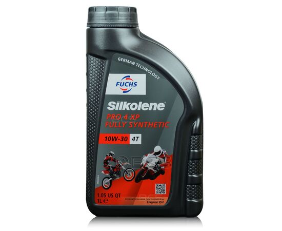 1 litr FUCHS SILKOLENE PRO 4 10W30 XP - syntetyczny (full synthetic) olej silnikowy (4T) do motocykli, Opakowanie / zestaw: 1 litr - sklep olejefuchs.pl