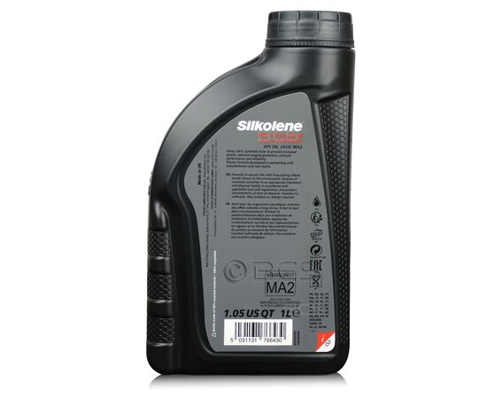 1 litr FUCHS SILKOLENE PRO 4 PLUS 5W40 RACE - syntetyczny (fully synthetic) olej silnikowy (4T) do motocykli, Opakowanie / zestaw: 1 litr, 2. zdjęcie - sklep olejefuchs.pl