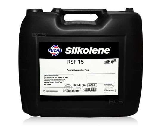 FUCHS SILKOLENE RSF 15 (ISO 100) - olej do amortyzatorów w motocyklach - 20 litrów, Nazwa: RSF 15 (ISO 100), Opakowanie / zestaw: 20 litrów - sklep olejefuchs.pl