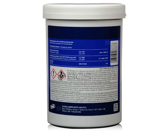 1 kg FUCHS GLEITMO 165 - wysokotemperaturowa pasta smarna do 1200°C, 2. zdjęcie - sklep olejefuchs.pl