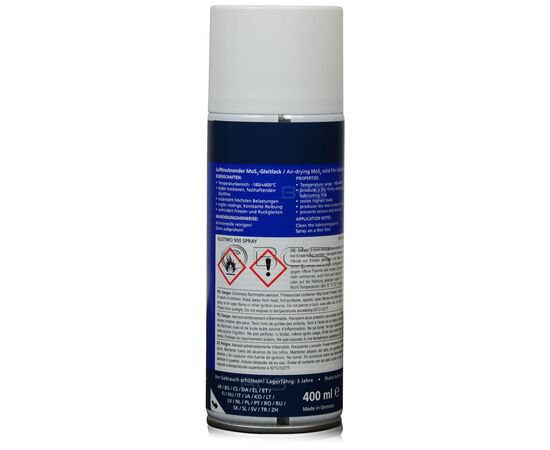 1 sztuka FUCHS GLEITMO 900 SPRAY - film - lakier poślizgowy z molibdenem - 400 ml, Opakowanie / zestaw: 400 ml SPRAY, 2. zdjęcie 1 sztuka FUCHS GLEITMO 900 SPRAY - film - lakier poślizgowy z molibdenem - 400 ml, Opakowanie / zestaw: 400 ml SPRAY, 2. zdjęcie - sklep olejefuchs.pl