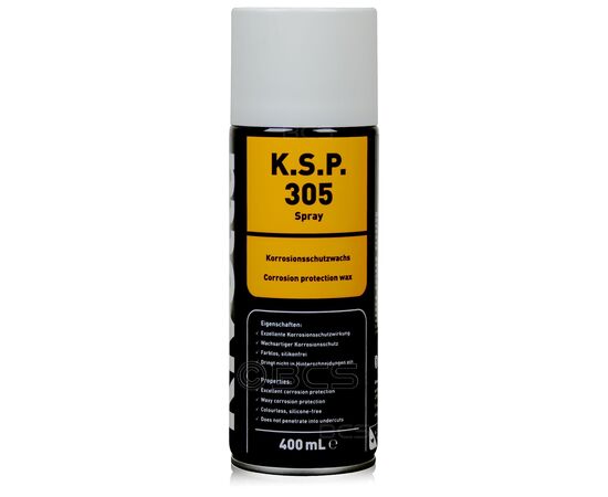 1 sztuka RIVOLTA K.S.P. 305 SPRAY - woskowy środek antykorozyjny - 400 ml, Opakowanie / zestaw: 400 ml SPRAY - sklep olejefuchs.pl