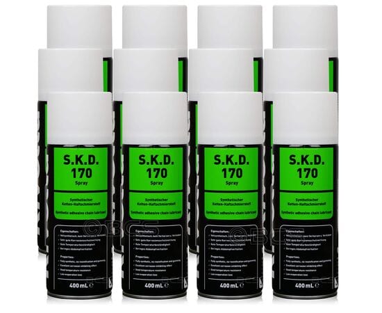 12 sztuk RIVOLTA S.K.D. 170 SPRAY - syntetyczny środek smarny - 400 ml - ZESTAW- TANIEJ, Opakowanie / zestaw: 400 ml SPRAY x 12 - sklep olejefuchs.pl