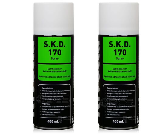 2 sztuki RIVOLTA S.K.D. 170  SPRAY - syntetyczny środek smarny - 400 ml - ZESTAW- TANIEJ, Opakowanie / zestaw: 400 ml SPRAY x 2 - sklep olejefuchs.pl