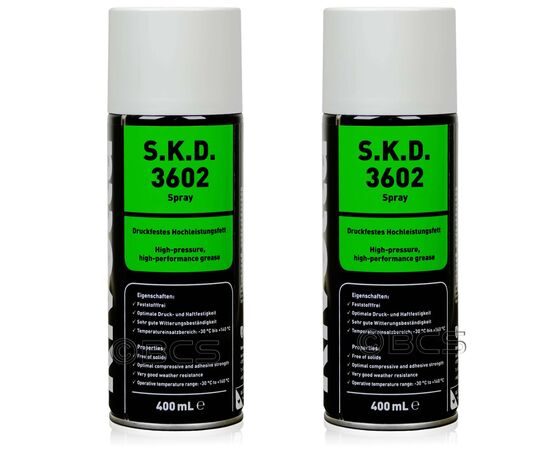 2 sztuki RIVOLTA S.K.D. 3602  SPRAY - smar do wysokich obciążeń - 400 ml - ZESTAW- TANIEJ, Klasa konsystencji NLGI: NLGI 2, Opakowanie / zestaw: 400 ml SPRAY x 2 - sklep olejefuchs.pl