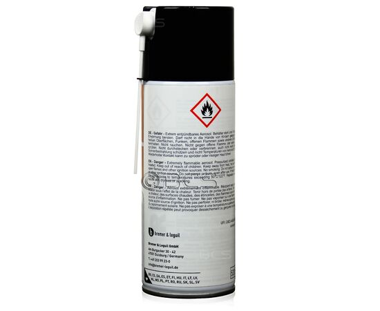 12 sztuk RIVOLTA T.R.S. PLUS  SPRAY S - syntetyczny środek smarny - 400 ml - ZESTAW- TANIEJ, Opakowanie / zestaw: 400 ml SPRAY x 12, 3. zdjęcie - sklep olejefuchs.pl