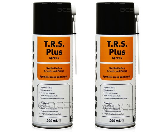 2 sztuki RIVOLTA T.R.S. PLUS  SPRAY S - syntetyczny środek smarny - 400 ml - ZESTAW- TANIEJ, Opakowanie / zestaw: 400 ml SPRAY x 2 - sklep olejefuchs.pl