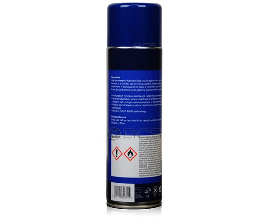 12 sztuk FUCHS SILICONE SPRAY - smar silikonowy  - 500 ml - ZESTAW - TANIEJ, Opakowanie / zestaw: 500 ml SPRAY x 12, 2. zdjęcie - sklep olejefuchs.pl