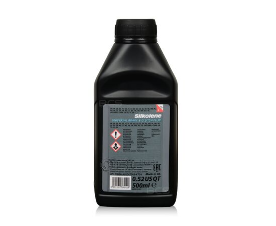 1 sztuka FUCHS SILKOLENE UNIVERSAL BRAKE & CLUTCH FLUID - płyn hamulcowy - 500 ml, Opakowanie / zestaw: 500 ml, 2. zdjęcie - sklep olejefuchs.pl