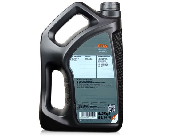 10 litrów FUCHS TITAN SUPERSYN D1 0W20 DEXOS1 Gen 3 - olej silnikowy - ZESTAW - TANIEJ, Opakowanie / zestaw: 10 litrów (2 x 5 litrów), 2. zdjęcie - sklep olejefuchs.pl