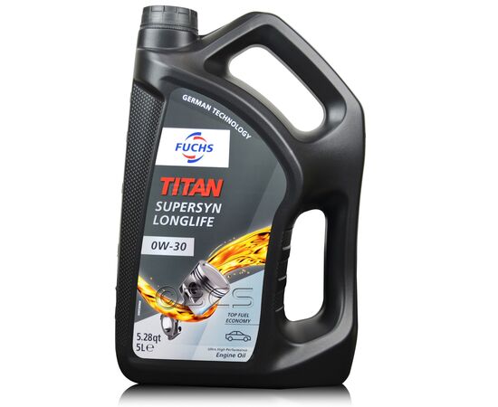 FUCHS TITAN SUPERSYN LONGLIFE 0W30 - olej silnikowy - 5 litrów, Opakowanie / zestaw: 5 litrów - sklep olejefuchs.pl