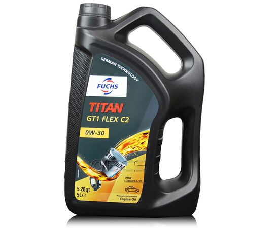 FUCHS TITAN GT1 FLEX C2 0W30 - olej silnikowy - 5 litrów, Opakowanie / zestaw: 5 litrów, Lepkość SAE: 0W30 - sklep olejefuchs.pl