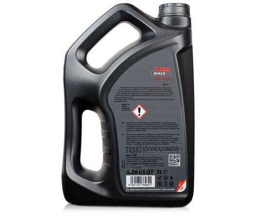 15 litrów FUCHS TITAN RACE PRO S 5W30 - w pełni syntetyczny (fully synthetic ester oil) olej silnikowy - ZESTAW - TANIEJ, Opakowanie / zestaw: 15 litrów (3 x 5 litrów), Lepkość SAE: 5W30, 2. zdjęcie - sklep olejefuchs.pl