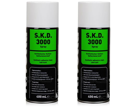 2 sztuki RIVOLTA S.K.D. 3000 SPRAY - SYNTETYCZNY ŚRODEK SMARNY - 400 ML - ZESTAW- TANIEJ, Opakowanie / zestaw: 400 ml SPRAY x 2 - sklep olejefuchs.pl