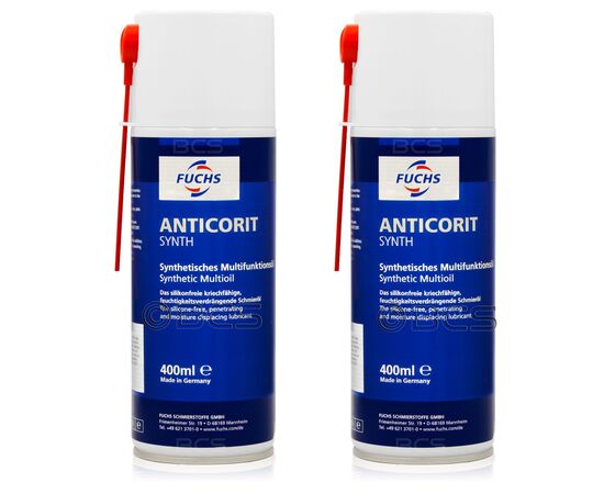 2 sztuki FUCHS ANTICORIT SYNTH SPRAY - preparat wielofunkcyjny i środek antykorozyjny - 400 ml - ZESTAW - TANIEJ, Opakowanie / zestaw: 400 ml SPRAY x 2 - sklep olejefuchs.pl