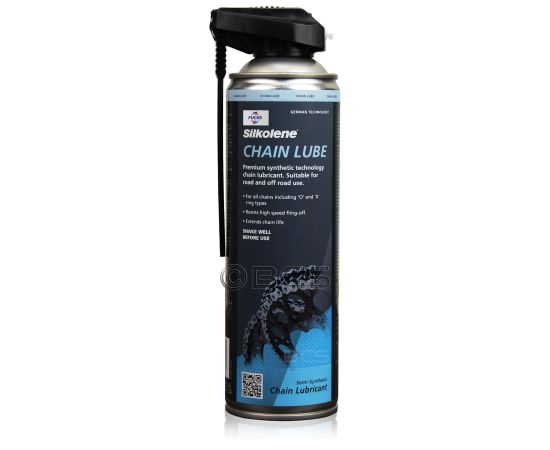 ZESTAW DO KONSERWACJI ŁAŃCUCHA SILKOLENE CHAIN LUBE +  BRAKE CLEANER, Opakowanie / zestaw: 500 ml SPRAY 1+1, 2. zdjęcie ZESTAW DO KONSERWACJI ŁAŃCUCHA SILKOLENE CHAIN LUBE +  BRAKE CLEANER, Opakowanie / zestaw: 500 ml SPRAY 1+1, 2. zdjęcie - sklep olejefuchs.pl