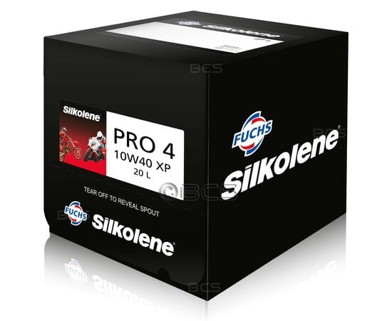 20 litrów FUCHS SILKOLENE PRO 4 10W40 XP - syntetyczny (full synthetic) olej silnikowy (4T) do motocykli, Opakowanie / zestaw: 20 litrów - sklep olejefuchs.pl