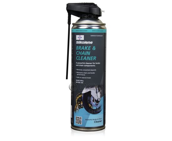 ZESTAW DO KONSERWACJI ŁAŃCUCHA SILKOLENE CHAIN LUBE +  BRAKE CLEANER, Opakowanie / zestaw: 500 ml SPRAY 1+1, 3. zdjęcie ZESTAW DO KONSERWACJI ŁAŃCUCHA SILKOLENE CHAIN LUBE +  BRAKE CLEANER, Opakowanie / zestaw: 500 ml SPRAY 1+1, 3. zdjęcie - sklep olejefuchs.pl