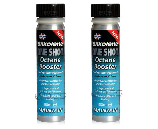 2 sztuki FUCHS SILKOLENE OCTANE BOOSTER - dodatek do paliwa - 100 ml - ZESTAW - TANIEJ, Opakowanie / zestaw: 100 ml x 2 - sklep olejefuchs.pl