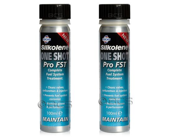 2 sztuki FUCHS SILKOLENE PRO FST ONE SHOT - dodatek do paliwa - 100 ml - ZESTAW - TANIEJ, Opakowanie / zestaw: 100 ml x 2 - sklep olejefuchs.pl