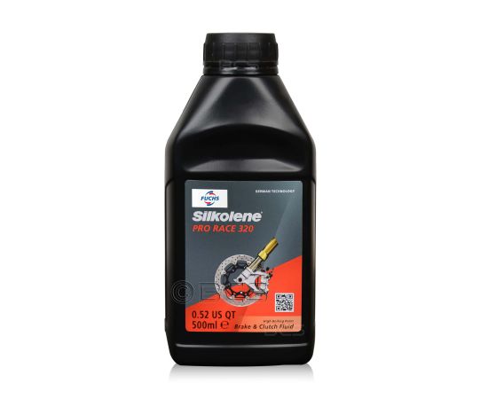 1 sztuka FUCHS SILKOLENE PRO RACE 320 BRAKE FLUID DOT 4 - płyn hamulcowy do jazdy wyczynowej - 500 ml - sklep olejefuchs.pl