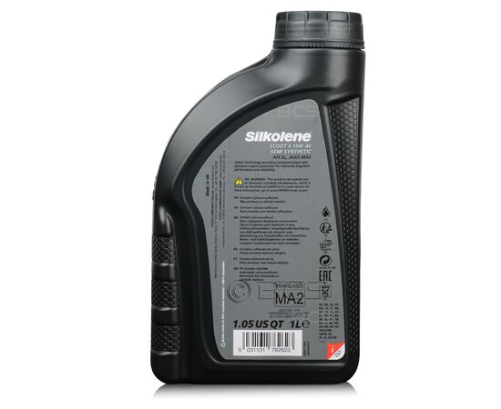 2 litry FUCHS SILKOLENE SCOOT 4 10W40 - półsyntetyczny olej silnikowy (4T) do skuterów - ZESTAW - TANIEJ, Opakowanie / zestaw: 2 litry (2 x 1 litr), Lepkość SAE: 10W40, 2. zdjęcie - sklep olejefuchs.pl