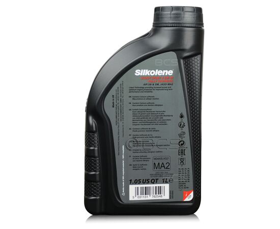 1 litr FUCHS SILKOLENE SCOOT SPORT 4 5W40 - syntetyczny (full synthetic) olej silnikowy (4T) do skuterów, Opakowanie / zestaw: 1 litr, Lepkość SAE: 5W40, 2. zdjęcie - sklep olejefuchs.pl