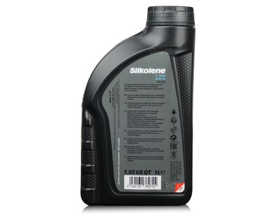 2 litry FUCHS SILKOLENE V-TWIN 80W90 API GL-5 - półsyntetyczny olej przekładniowy do motocykli typu cruiser - ZESTAW - TANIEJ, Opakowanie / zestaw: 2 litry (2 x 1 litr), Lepkość SAE: 80W90, 2. zdjęcie - sklep olejefuchs.pl