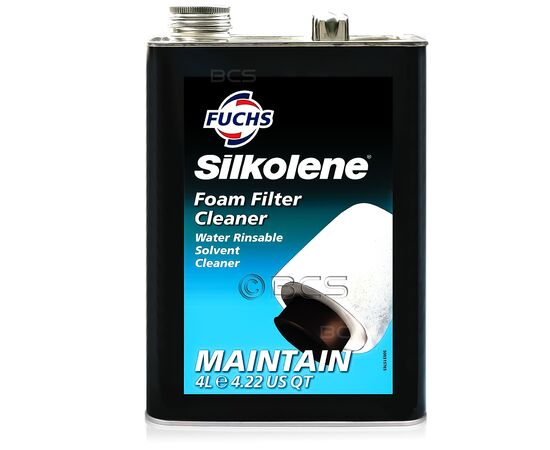 4 litry FUCHS SILKOLENE FOAM FILTER CLEANER - środek do czyszczenia filtrów piankowych [CLONE], Opakowanie / zestaw: 4 litry - sklep olejefuchs.pl