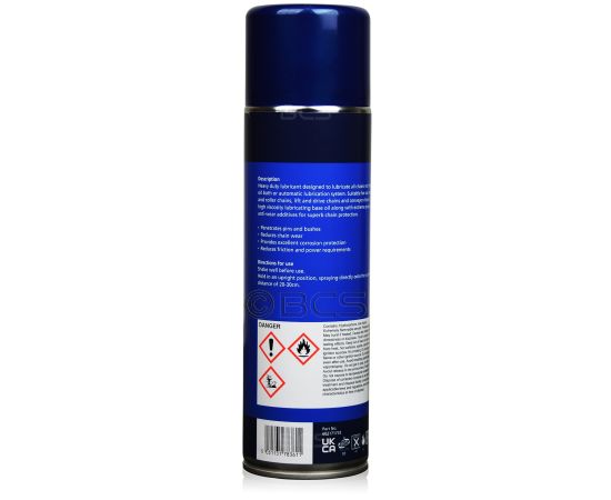 6 sztuk FUCHS CHAIN LUBE SPRAY - smar do łańcuchów i napędów - 500 ml - ZESTAW - TANIEJ, Opakowanie / zestaw: 500 ml SPRAY x 6, 2. zdjęcie - sklep olejefuchs.pl