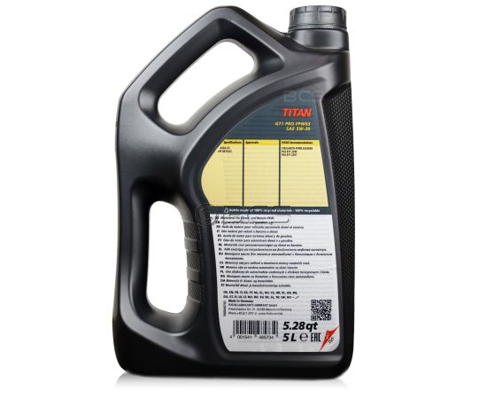 15 litrów FUCHS TITAN GT1 PRO FPW03 5W30 STELLANTIS FPW9.55535/03 - olej silnikowy - ZESTAW - TANIEJ, Opakowanie / zestaw: 15 litrów (3 x 5 litrów), Lepkość SAE: 5W30, 2. zdjęcie - sklep olejefuchs.pl