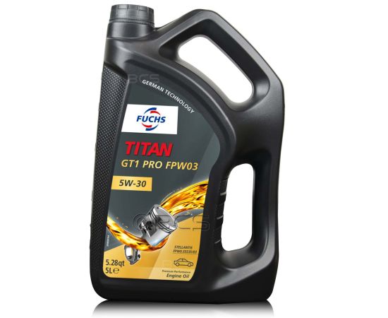 5 litrów FUCHS TITAN GT1 PRO FPW03 5W30 STELLANTIS FPW9.55535/03 - olej silnikowy - sklep olejefuchs.pl