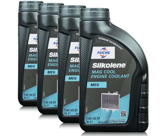 4 litry FUCHS SILKOLENE MAG COOL - płyn do układu chłodzenia w motocyklu - ZESTAW - TANIEJ, Opakowanie / zestaw: 4 litry (4 x 1 litr) - sklep olejefuchs.pl