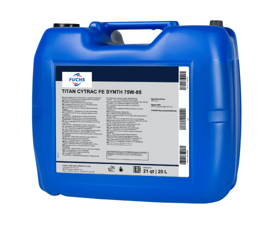 20 litrów FUCHS TITAN CYTRAC FE SYNTH 75W85 - olej przekładniowy, Opakowanie / zestaw: 20 litrów - sklep olejefuchs.pl