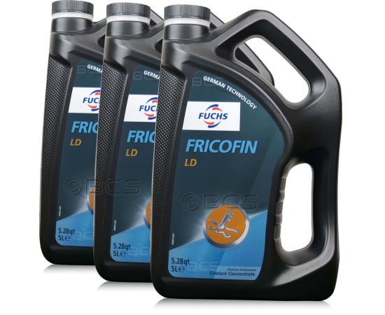 15 litrów FUCHS FRICOFIN LD (KONCENTRAT) - płyn do chłodnic / płyn chłodniczy - ZESTAW - TANIEJ, Opakowanie / zestaw: 15 litrów (3 x 5 litrów) - sklep olejefuchs.pl