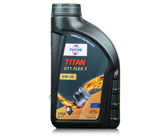 1 litr FUCHS TITAN GT1 FLEX 5 0W20 - olej silnikowy, Opakowanie / zestaw: 1 litr - sklep olejefuchs.pl