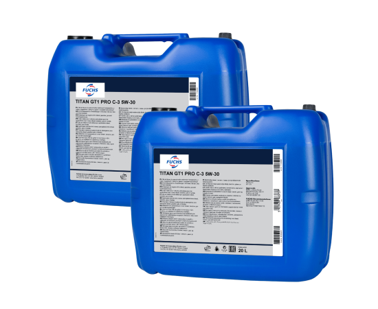 40 litrów FUCHS TITAN GT1 PRO C3 5W30 XTL - olej silnikowy - ZESTAW - TANIEJ, Opakowanie / zestaw: 20 litrów x2 - sklep olejefuchs.pl