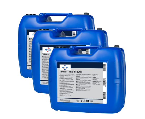60 litrów FUCHS TITAN GT1 PRO C3 5W30 XTL - olej silnikowy - ZESTAW - TANIEJ, Opakowanie / zestaw: 20 litrów x3 - sklep olejefuchs.pl