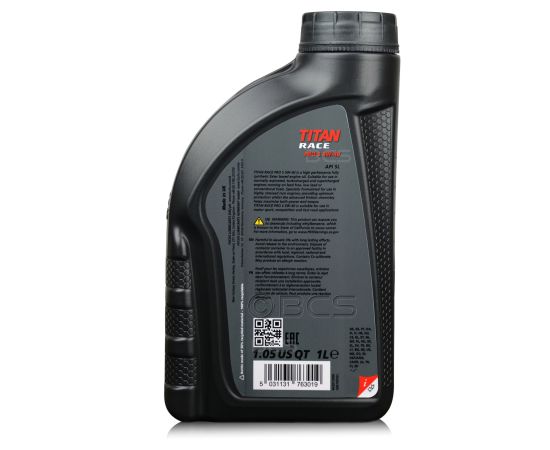 2 litry FUCHS TITAN RACE PRO S 5W40 - w pełni syntetyczny (fully synthetic ester oil) olej silnikowy - ZESTAW - TANIEJ, Opakowanie / zestaw: 2 litry (2 x 1 litr), Lepkość SAE: 5W40, 2. zdjęcie - sklep olejefuchs.pl