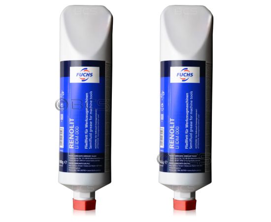 2 sztuki FUCHS RENOLIT LI IDM 000 - smar półpłynny do obrabiarek [dedykowany do DMG MORI] - ZESTAW - TANIEJ, Klasa konsystencji NLGI: NLGI 000, Opakowanie / zestaw: 2 litry (2 x 1 litr) - sklep olejefuchs.pl