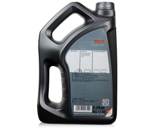 8 litrów FUCHS TITAN ATF 4134 (MERCEDES MB 236.14) - olej do automatycznych skrzyń biegów - ZESTAW - TANIEJ, Opakowanie / zestaw: 8 litrów (5 litrów + 3 x 1 litr), 2. zdjęcie - sklep olejefuchs.pl
