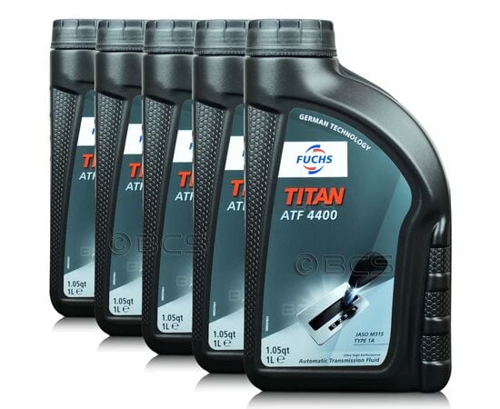 FUCHS TITAN ATF 4400 - olej do automatycznych skrzyń biegów - 5 litrów - TANIEJ, Opakowanie / zestaw: 5 litrów (5 x 1 litr) - sklep olejefuchs.pl