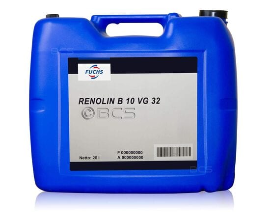 20 litrów FUCHS RENOLIN B 10 VG 32 - mineralny olej hydrauliczny i smarowy, Opakowanie / zestaw: 20 litrów, ISO VG: 32 - sklep olejefuchs.pl