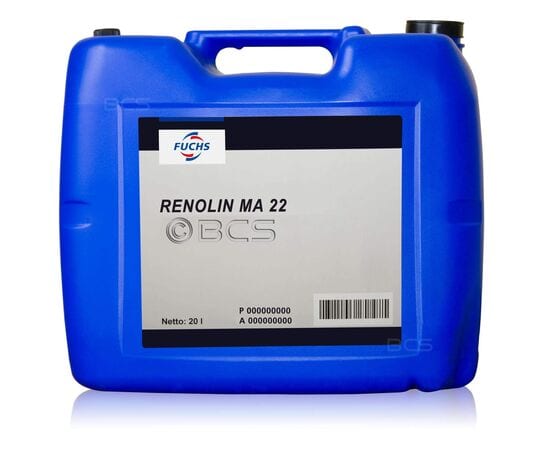 FUCHS RENOLIN MA 22 - olej maszynowy - 20 litrów, Opakowanie / zestaw: 20 litrów, ISO VG: 22 - sklep olejefuchs.pl