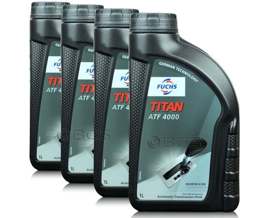 4 litry FUCHS TITAN ATF 4000 - olej do automatycznych skrzyń biegów - ZESTAW - TANIEJ, Opakowanie / zestaw: 4 litry (4 x 1 litr) - sklep olejefuchs.pl