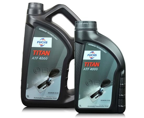 6 litrów - FUCHS TITAN ATF 4000 - olej do automatycznych skrzyń biegów - ZESTAW - TANIEJ, Opakowanie / zestaw: 6 litrów (5 litrów + 1 litr) - sklep olejefuchs.pl