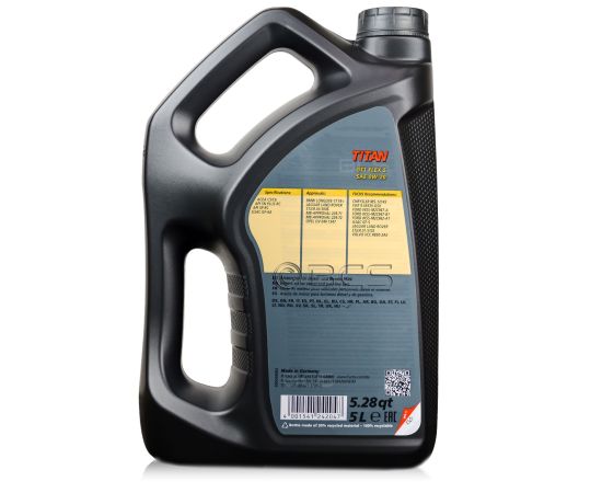 6 litrów FUCHS TITAN GT1 FLEX 5 0W20- olej silnikowy - ZESTAW - TANIEJ, Opakowanie / zestaw: 6 litrów (5 litrów + 1 litr), 2. zdjęcie - sklep olejefuchs.pl
