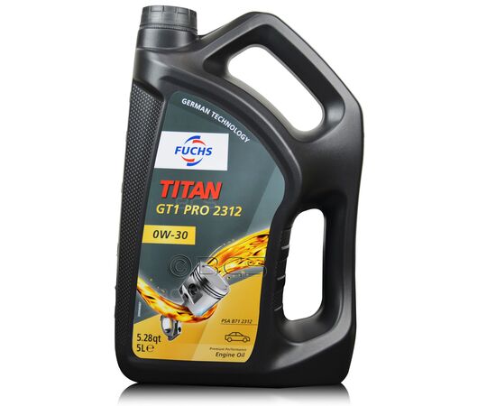 FUCHS TITAN GT1 PRO 2312 0W30 - olej silnikowy PSA B71 2312 - 5 litrów, Opakowanie / zestaw: 5 litrów - sklep olejefuchs.pl