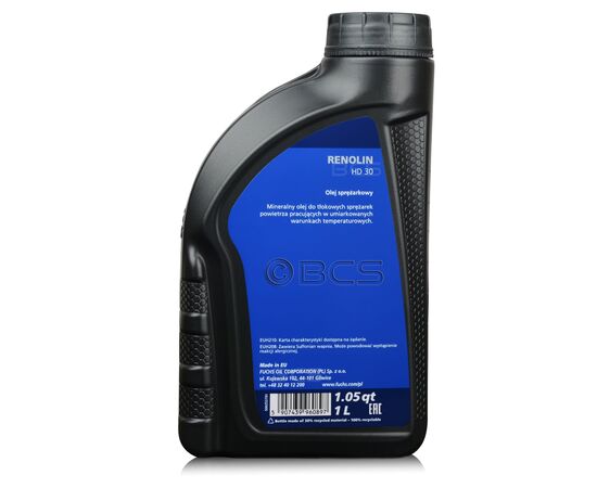 3 litry FUCHS RENOLIN HD 30 - olej do sprężarek tłokowych - ZESTAW - TANIEJ, Opakowanie / zestaw: 3 litry (3 x 1 litr), 2. zdjęcie - sklep olejefuchs.pl